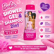 .	Barbie Shower Gel & Shampoo 2in1 500 ml Fragranza Dolce Floreale