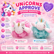 UNICORNS APPROVE | spugna da bagno