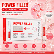 Power Filler Collagene 7x1,3ml – Trattamento Viso Effetto Lifting Intensivo