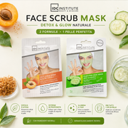 IDC Institute Face Scrub Mask Apricot & Cucumber – Maschere Viso Detox Duo
