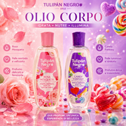 Tulipán Negro Olio Corpo Profumato – Set Body Oil Idratante
