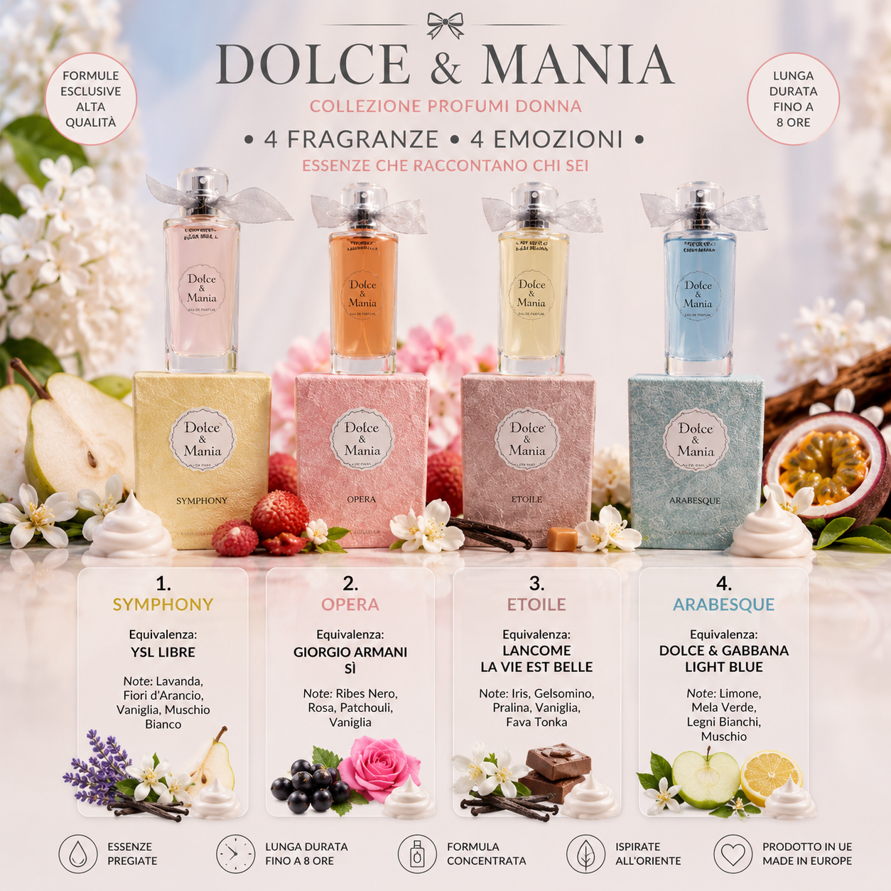 Dolce & Mania Collection Eau de Parfum Donna 100 ml