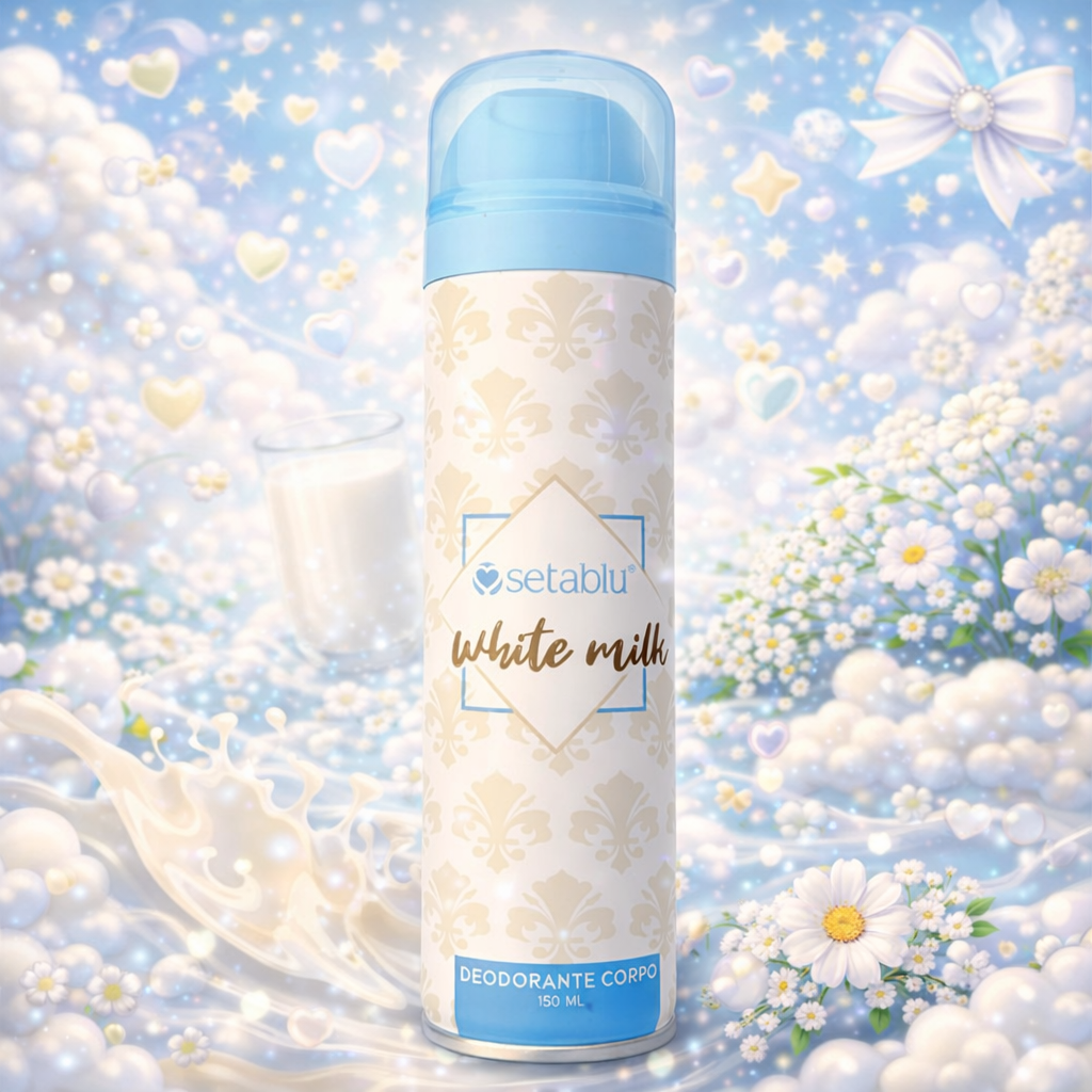 Deodorante Corpo White Milk 150ml – Profumo bianco latte Lunga Durata
