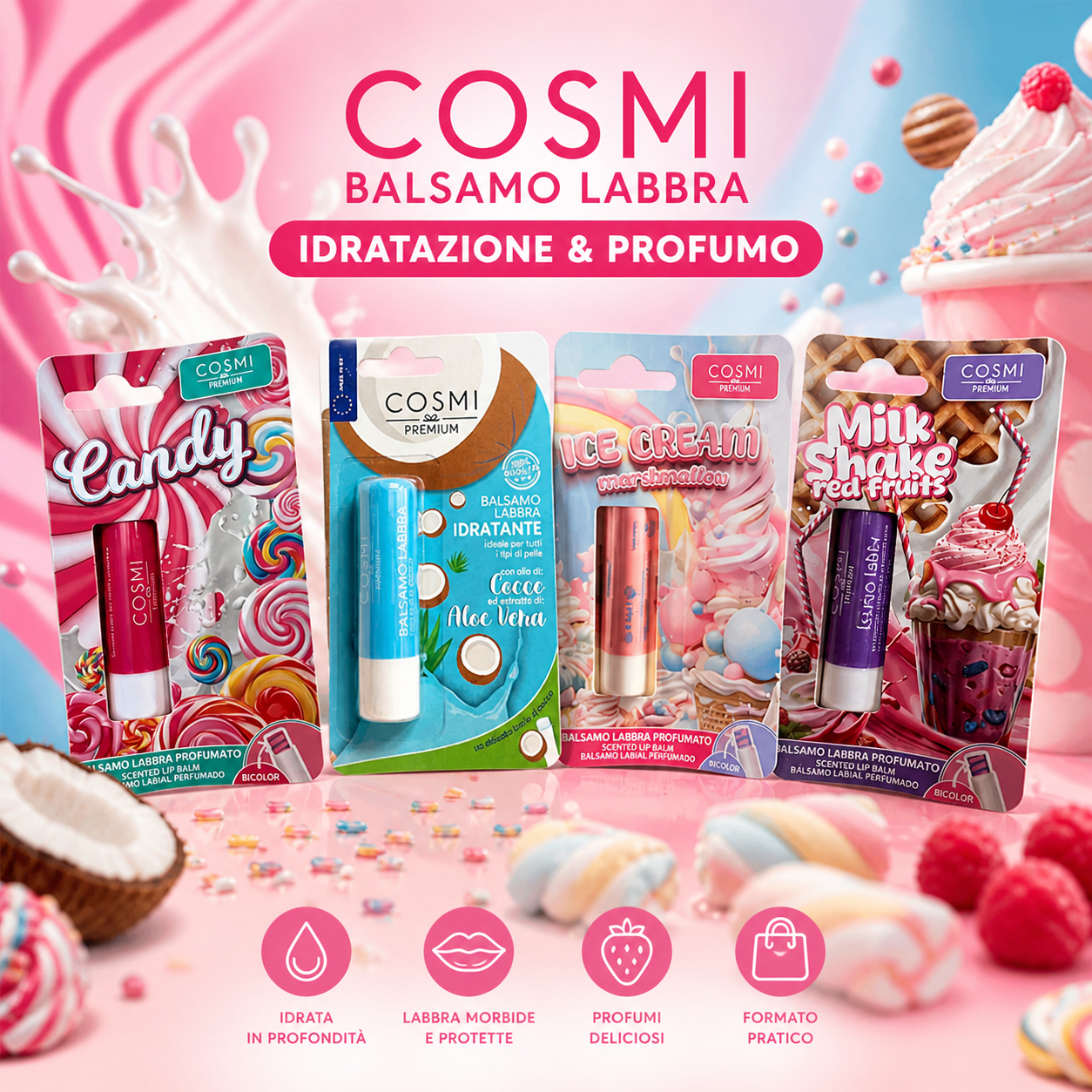 💄 BALSAMI LABBRA (stick vari gusti)