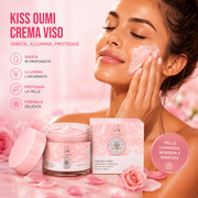 Kiss Oumi Crema Viso 50ml – Crema Idratante Glow Pelle Morbida YARA