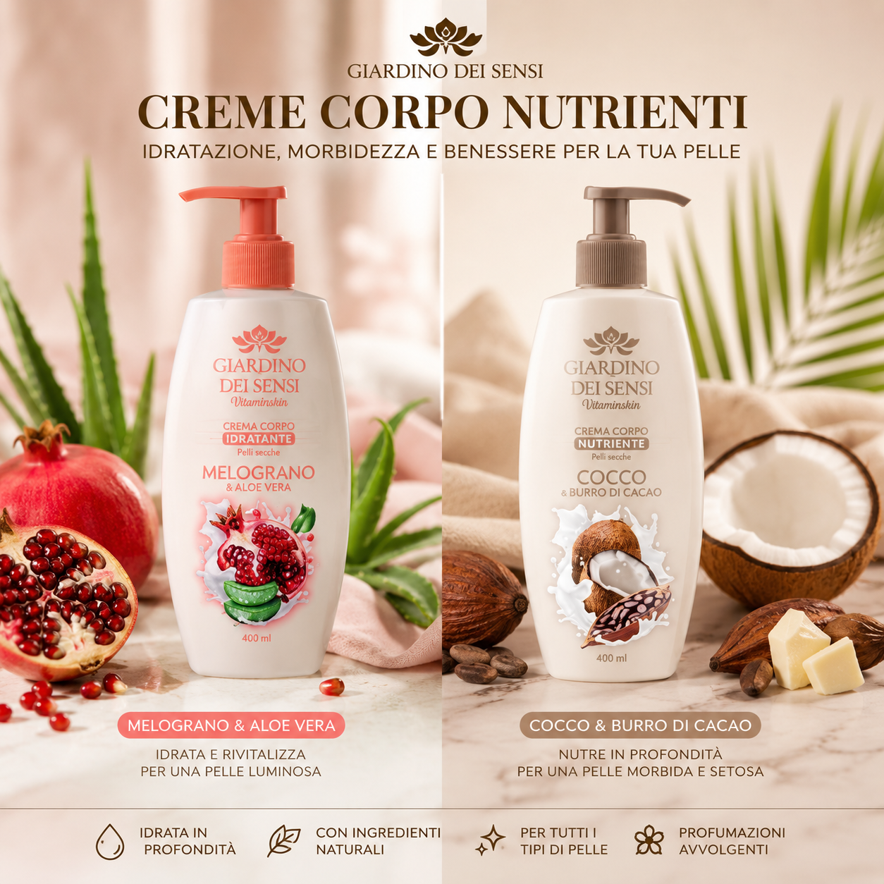 Giardino Dei Sensi Crema Corpo Nutriente 400 ML