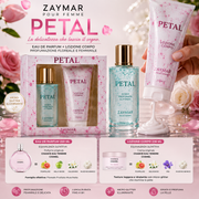 Zaymar Petal Donna Acqua Profumata Glitterata 250ml + Lozione Corpo 236ml | Stile Chance Eau Tendre