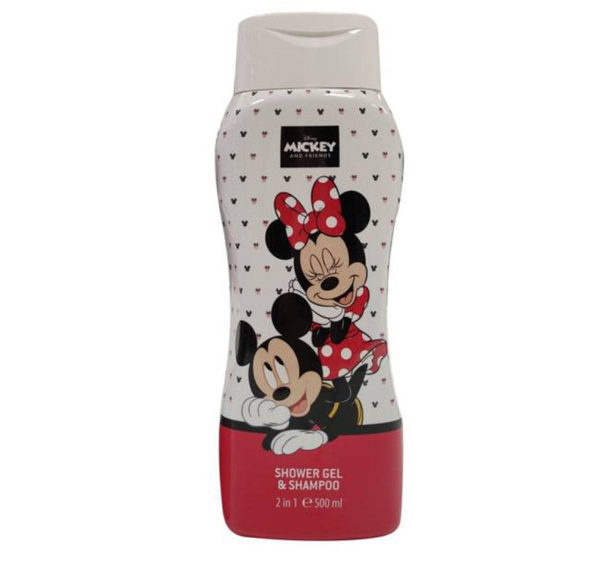 Mickey & Minnie Shower Gel & Shampoo 2in1 500 ml Fragranza Dolce Kids