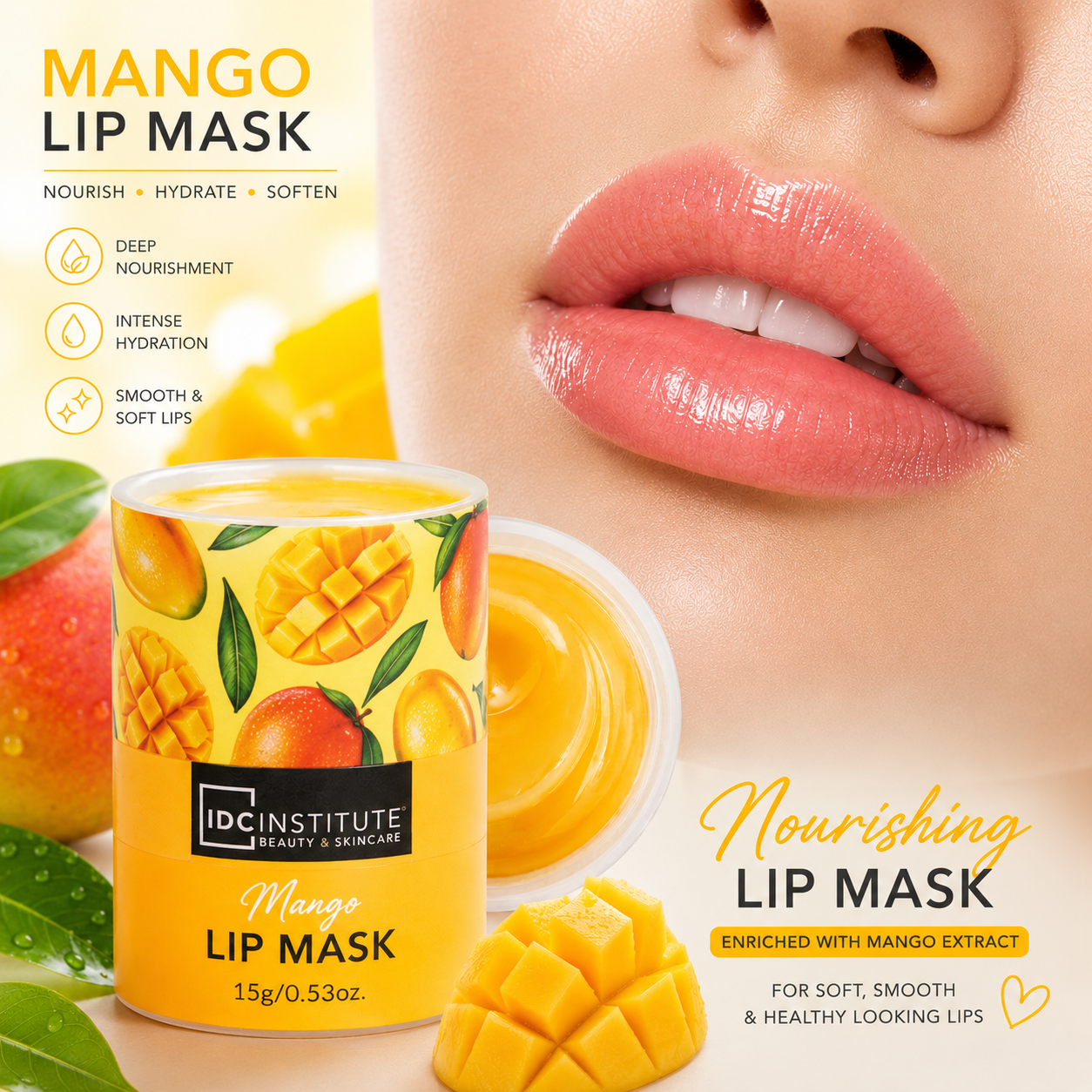 IDC Institute Lip Mask Mango Nutriente Labbra