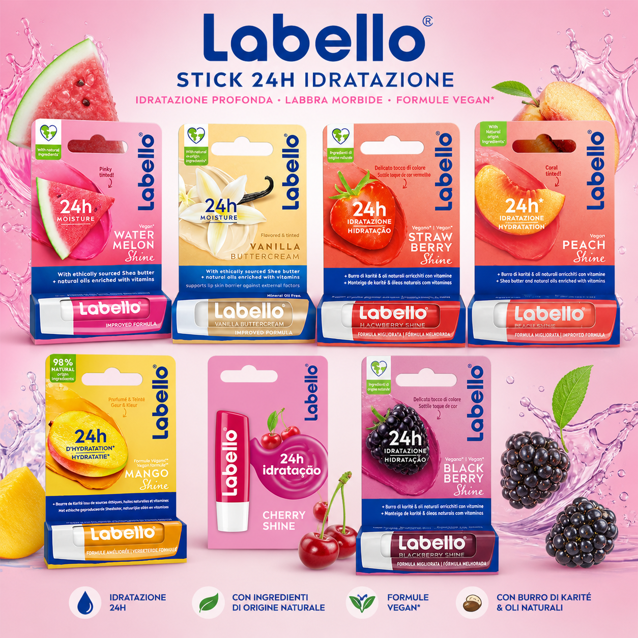 🍓 LABELLO FRUTTATI / SHINE