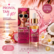 Ready Tan Go Gocce Autoabbronzanti Viso e Corpo Effetto Naturale