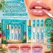 Siyiping Fragrance & Lip Gloss Set Island Bliss – Kit 4 Pezzi