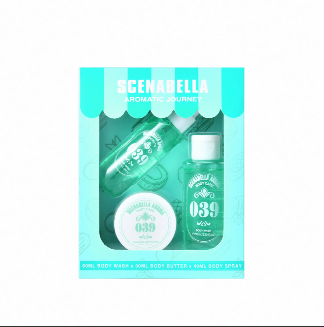 Scenabella 039 – Set Corpo Profumato 4 Pezzi