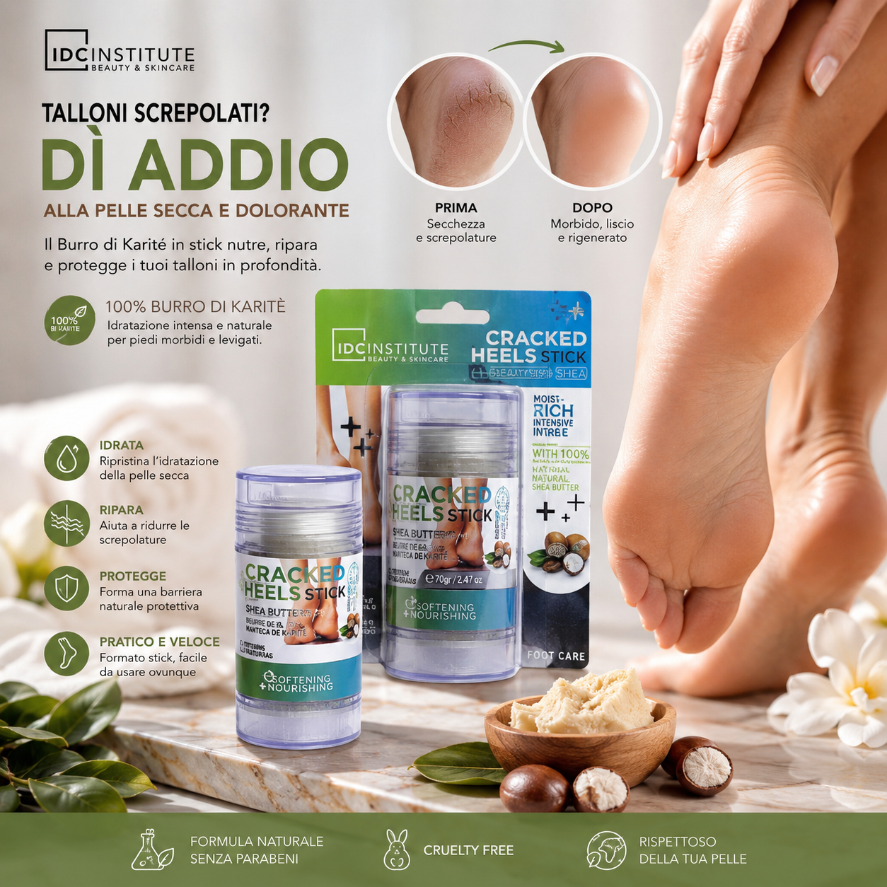 IDC Institute Trattamento Talloni Screpolati Piedi