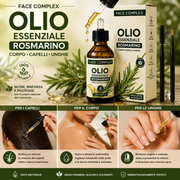 FACE COMPLEX Olio Essenziale al Rosmarino 30 ml Rinforzante per Capelli e Cute