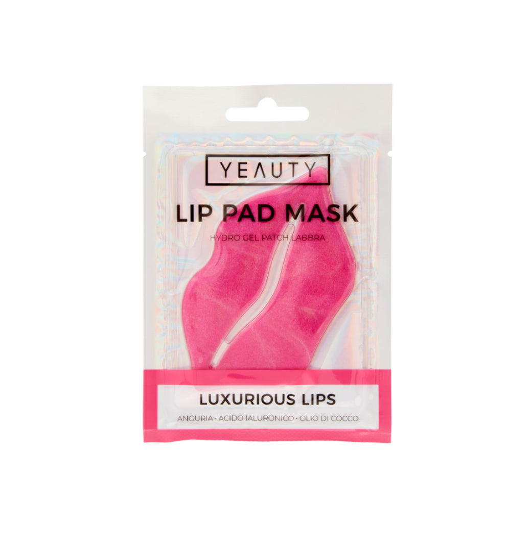 YEAUTY LIP PAD MASK LUXURIOUS LIPS ANGURIA ACIDO IALURONICO OLIO DI COCCO