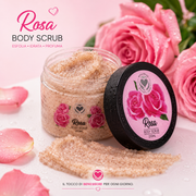 🌹 Body Scrub Rosa Setablu 250ml – Esfolia, Idrata e Profuma la Pelle