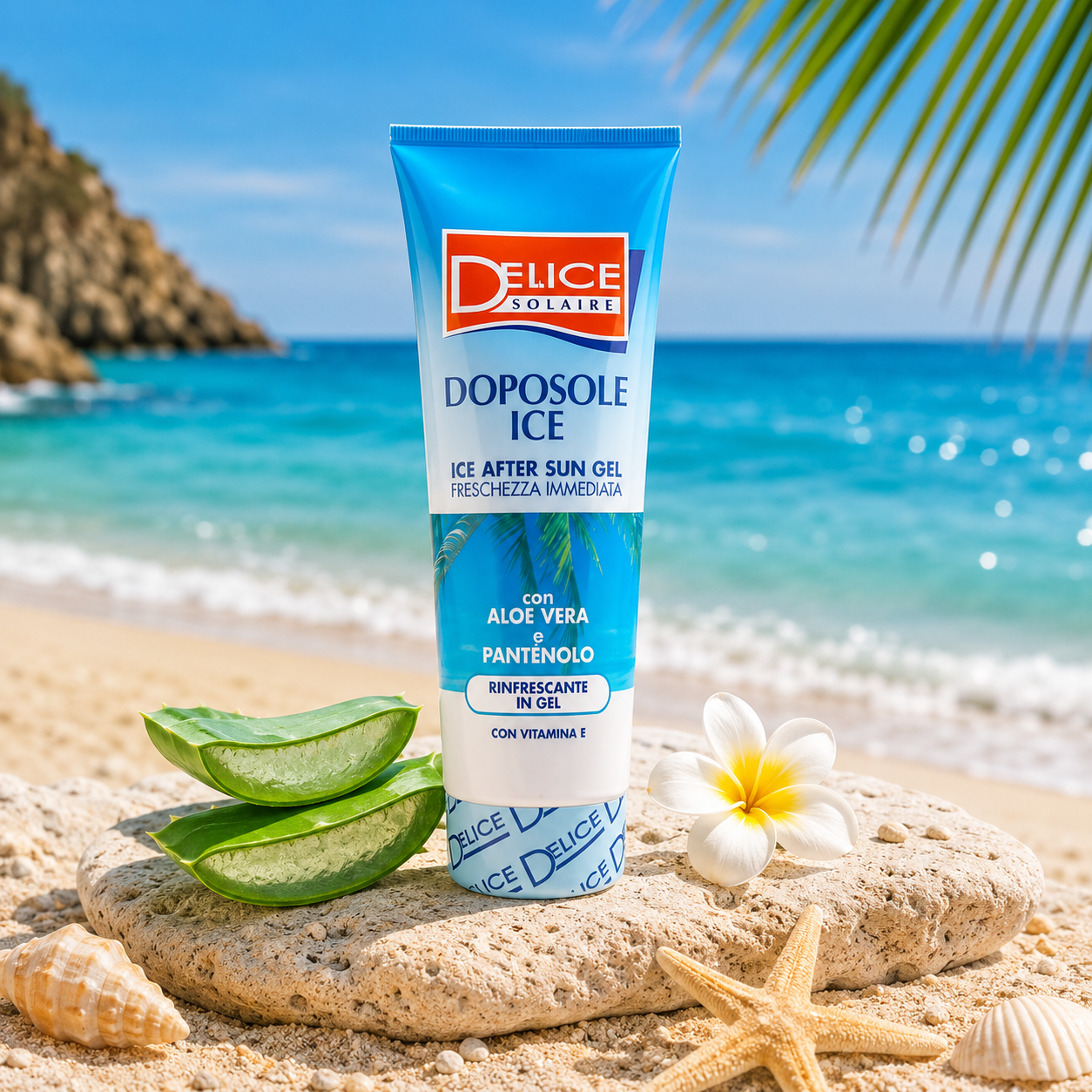 Delice Doposole Ice Gel Rinfrescante Aloe Vera e Pantenolo 200ml