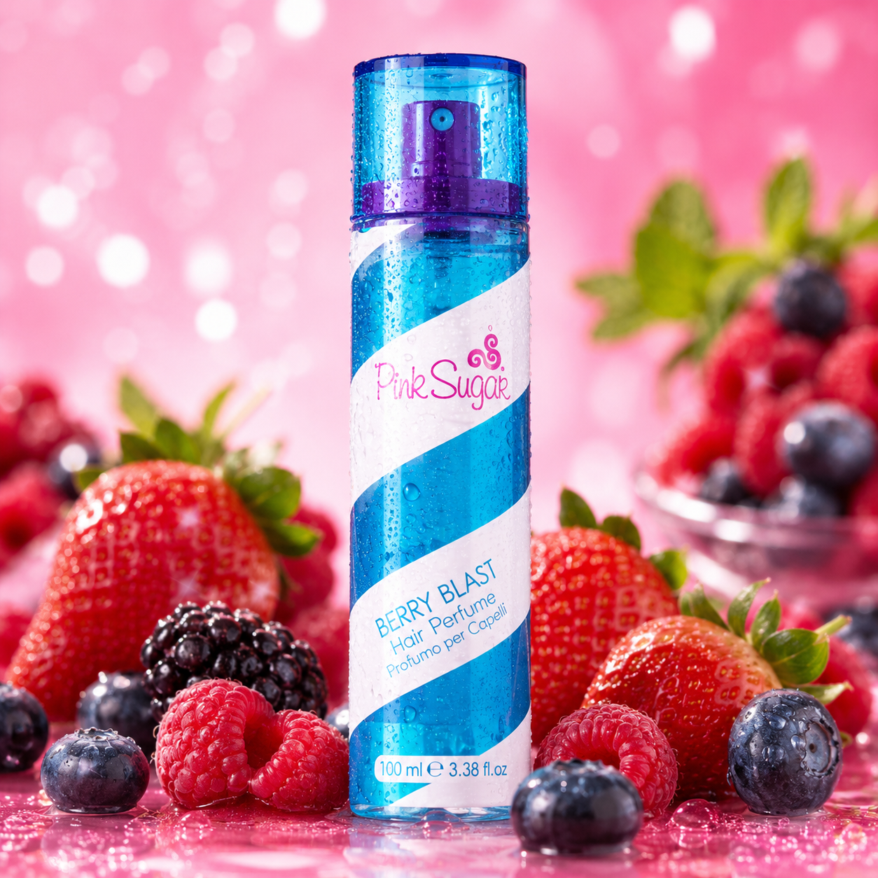 Pink Sugar Berry Blast Hair Perfume 100 ml – Profumo per Capelli ai Frutti di Bosco