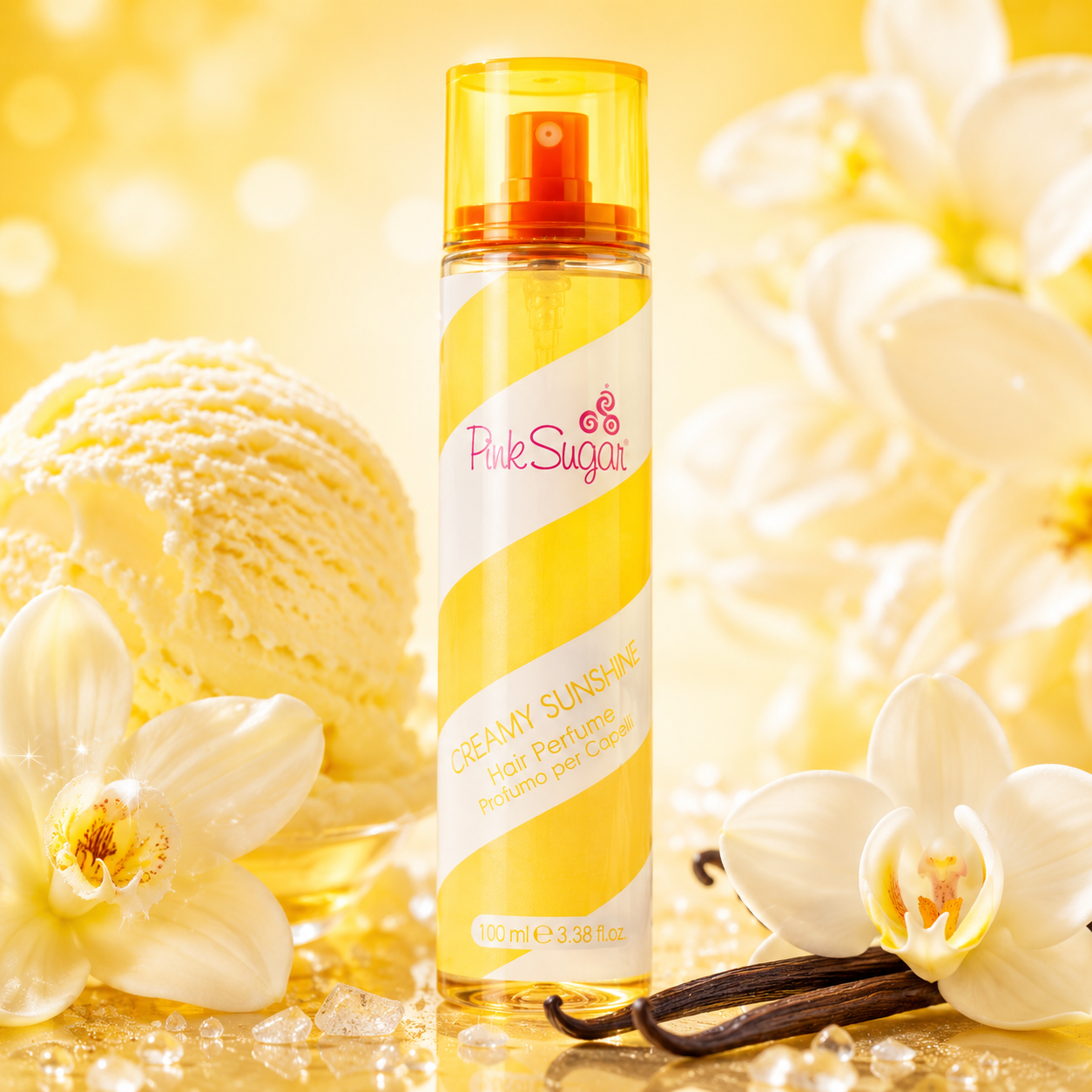 Pink Sugar Creamy Sunshine 100 ml | Hair Perfume Dolce alla Vaniglia