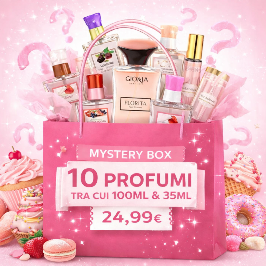 Mystery Box Profumi 10 Pezzi – 100ml & 35ml | Equivalenze Donna | Offerta 24,99€ 💖