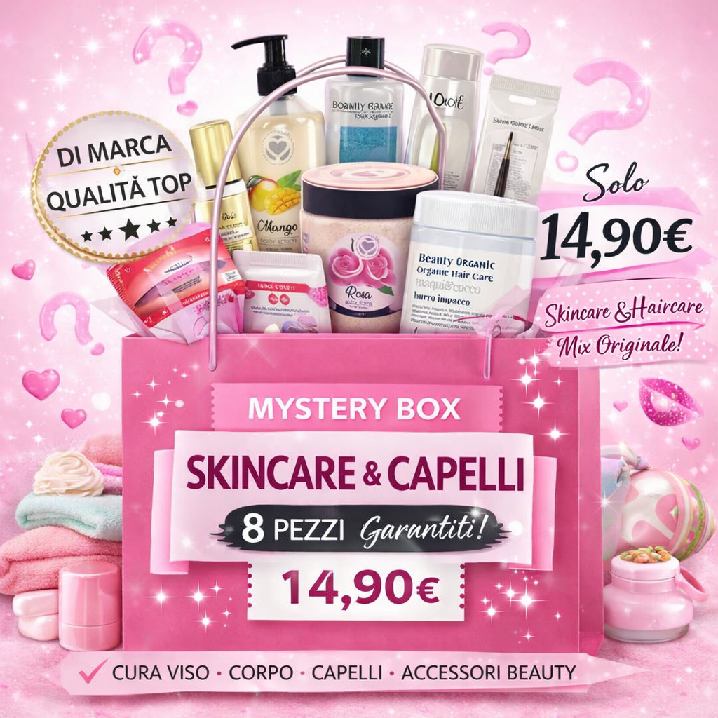 Mystery Box Skincare & Haircare 💗 8 Pezzi – 14,90€