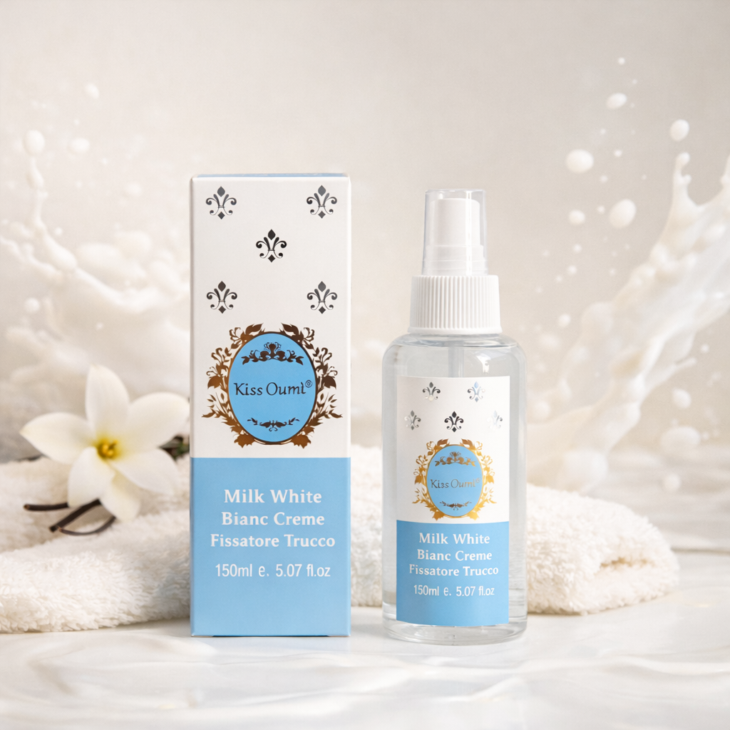 Spray Fissante Trucco Milk White Effetto | Bianco Latte – Kiss Oumi 150ml