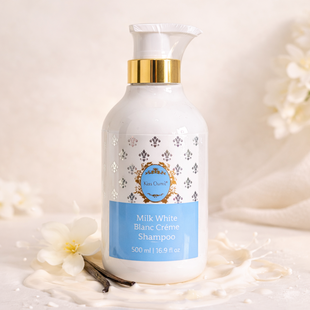 Shampoo Milk White Kiss Oumi – Blanc Crème Effetto Bianco Latte 500ml