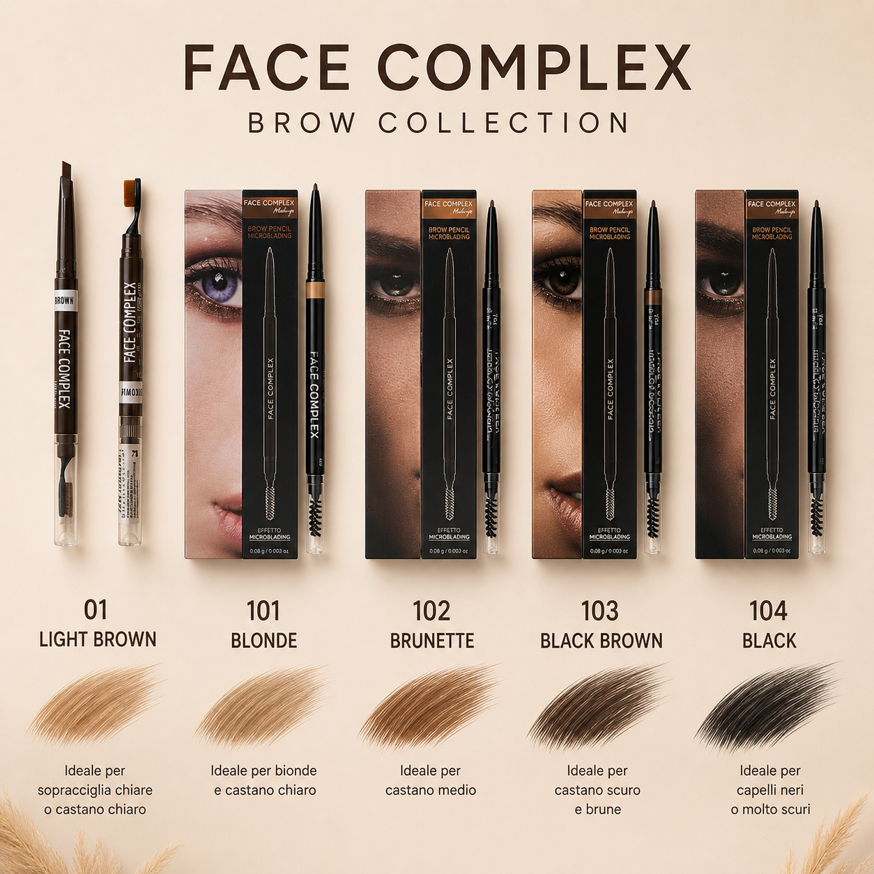 Microblading effect matita sopracciglia FACE COMPLEX