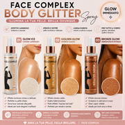 Face Complex Body Glitter Spray 150ml – Effetto Glow Immediato Corpo Luminoso e Brillante