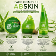 Face Complex AB Skin Aloe Vera & Bava di Lumaca – Crema Corpo, Viso e Acqua Micellare Idratante e Rigenerante