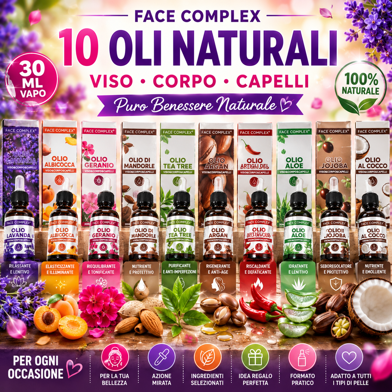 FACECOMPLEX 30 ML VISO CORPO E CAPELLI