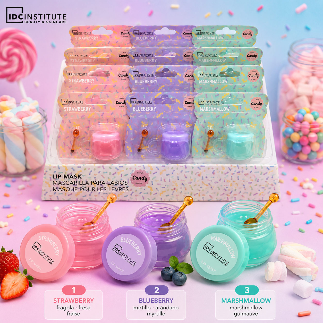 🍭 IDC INSTITUTE CANDY LIP MASK 💖