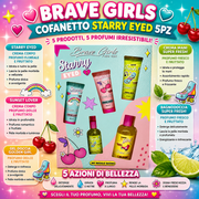 BRAVE GIRLS 5pz - crema corpo+crema corpo+gel doccia+crema mani+bagnodoccia