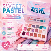 Magic Studio Sweet Pastel – Palette Ombretti 18 Colori Pastello 💖