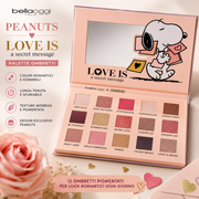Bellaoggi Peanuts Love Is A Secret Message Palette Ombretti