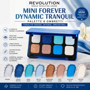 Revolution Mini Forever Dynamic Tranquil Palette 8 Ombretti