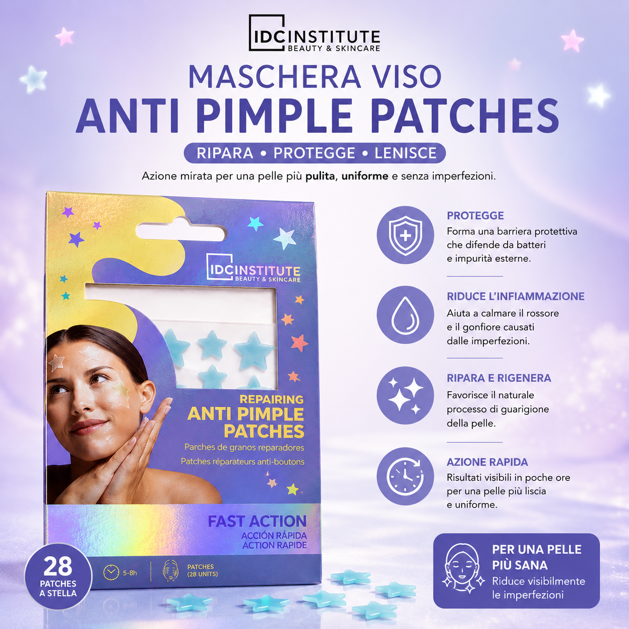 .	IDC Institute Anti Pimple Patches – Cerotti Anti Brufoli Riparatori Viso