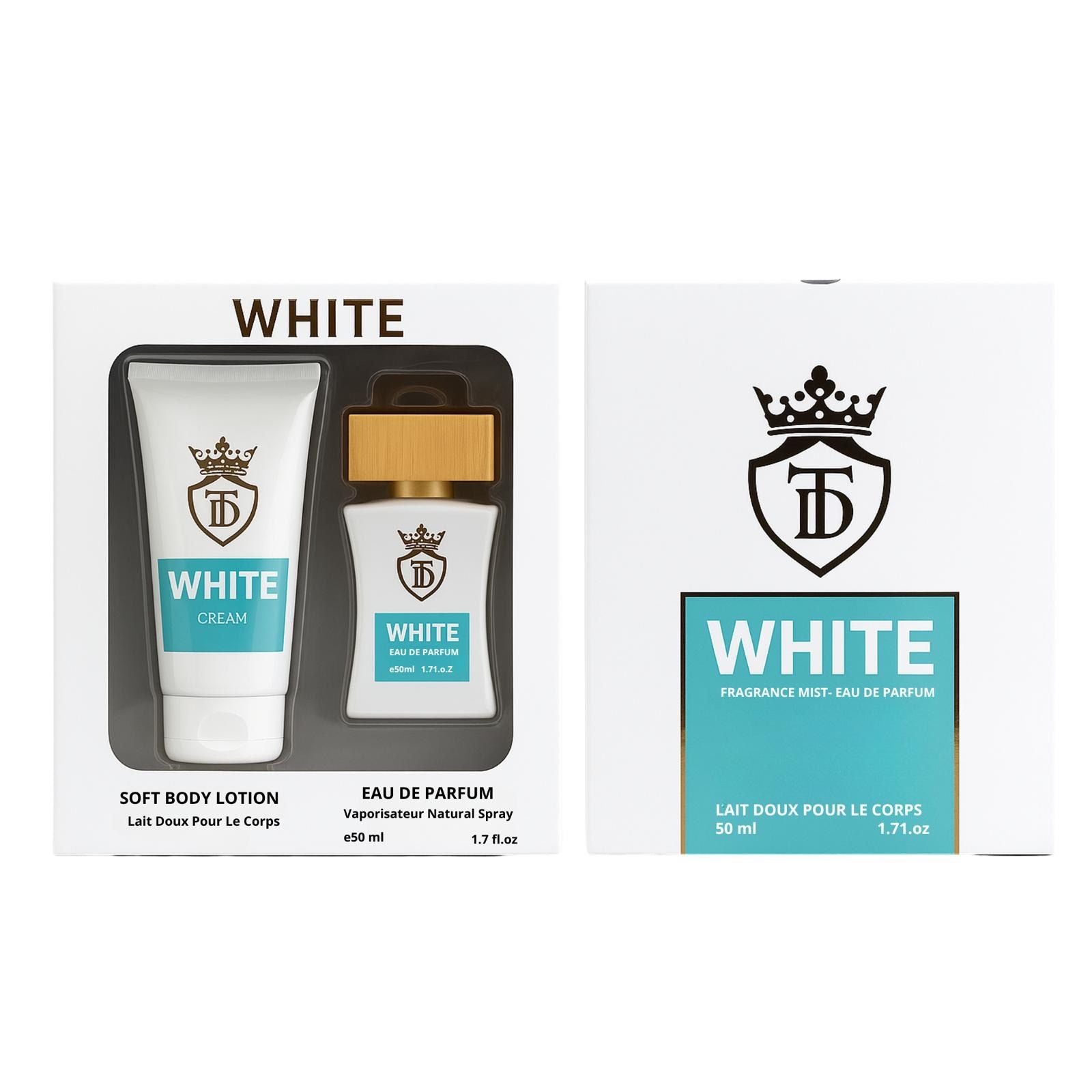 Crema corpo + profumo 50 ml bianco latte